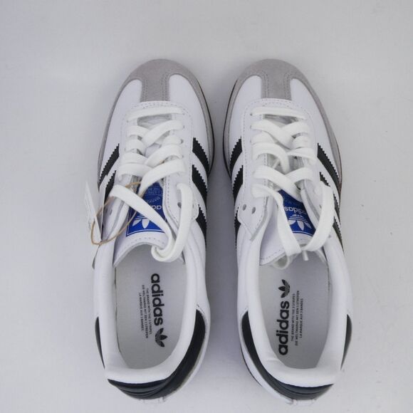 adidas Originals Women's US 5.5 Samba OG Trainers Youth 4.5 White/Black B75806 - Picture 7 of 13